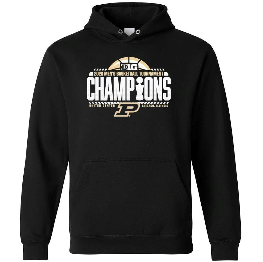 Purdue Boilermakers 84 Unisex 2026 Big Ten Men’s Basketball Tournament Champions Shirt