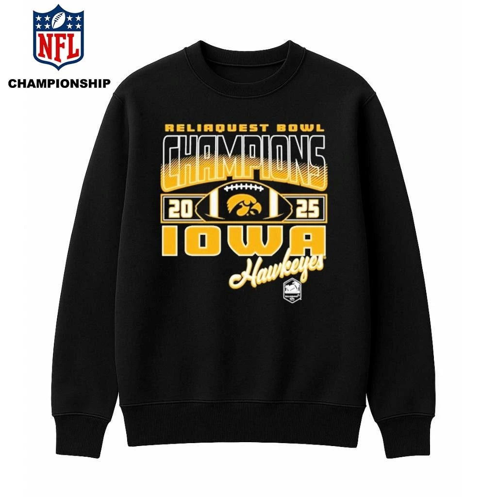 Reliaquest Bowl Champions 2025 Iowa Hawkeyes Shirt