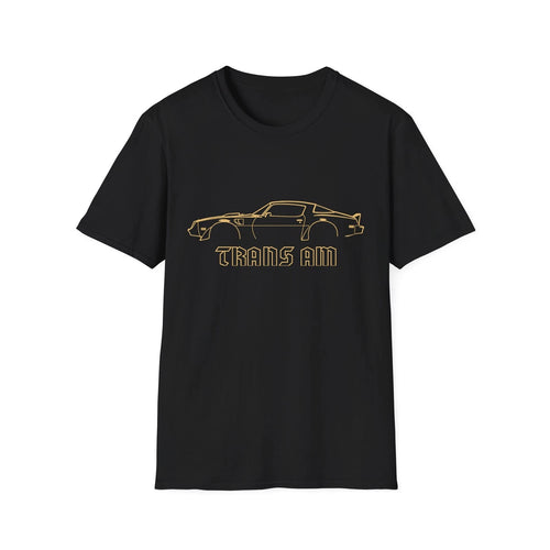 1977 Trans Am Outline T-Shirt Retro Muscle Car Graphic Tee