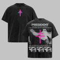 President Band Shirt Heavy Cotton Oversized Tee Rock Music Lover Gift For Fans