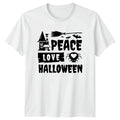 Peace Love Halloween T-Shirt Costume Halloween Gift For Him And Her