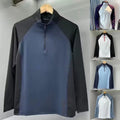 Long Sleeve Polyester Spandex T Shirt for Men Ideal for Casual Daily Wear