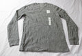 Sonoma Goods For Life The Essential Thermal Tee CN6 Grey Heather Medium NWT