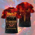 Judas Priest 3D Graphic T Shirt Metal Band Street Style Daily Wear Unisex S-5XL