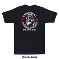 Emotional Support Husband Do Not Pet Funny Monkey (Print On Back) Men's T-Shirt