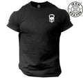 Skull Kettlebell T Shirt Small Gym Clothing Bodybuilding Training Boxing MMA Top