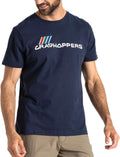 Craghoppers Lucent Mens Top Blue Short Sleeve Outdoor Walking Breathable T-Shirt