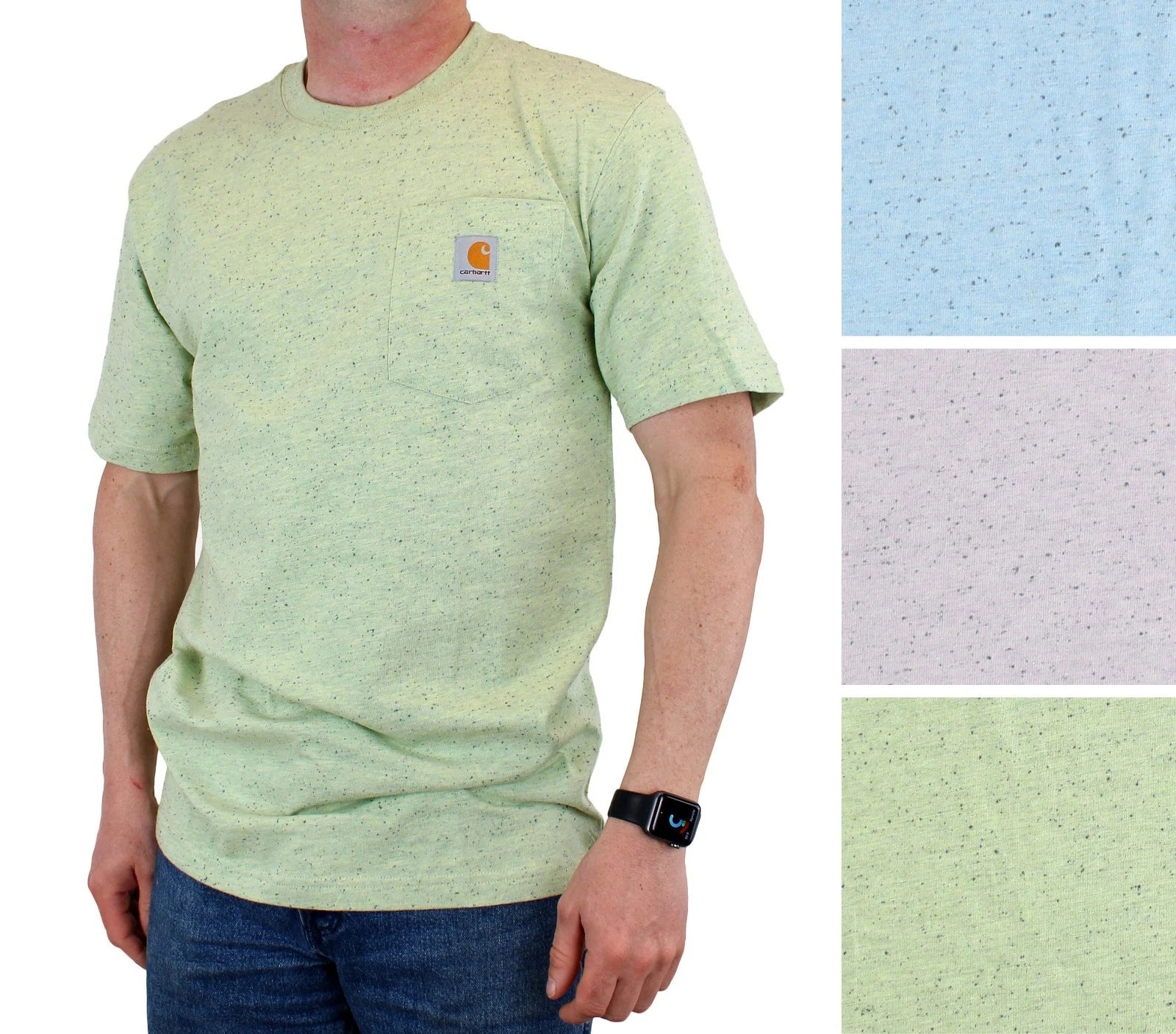 Carhartt Men's T-Shirt Heavyweight Loose Fit Short Sleeve Limited Edition Colors