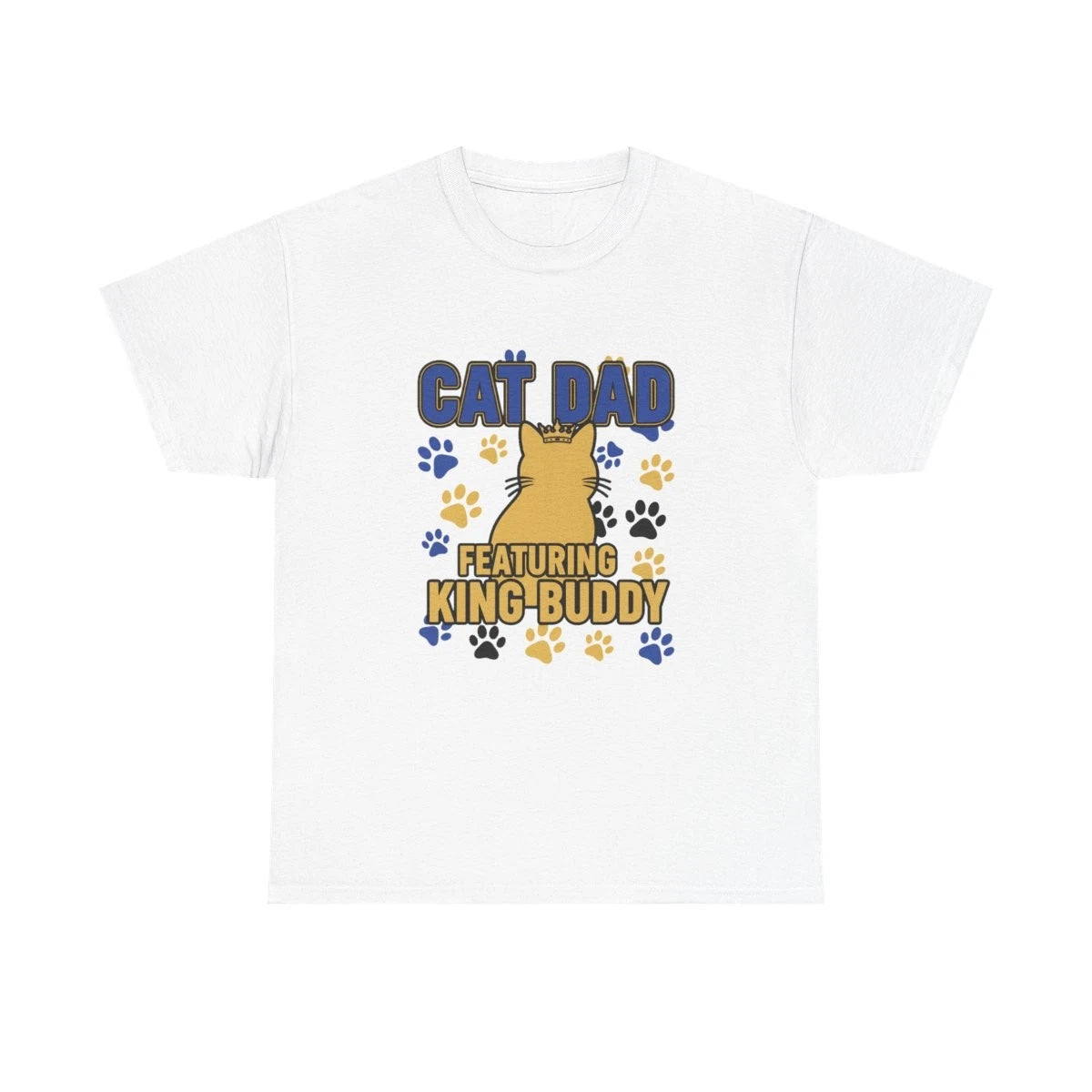 Custom Cat Dad Shirt Personalized Pet Name Unisex Mens Womens Pet Lover Gift