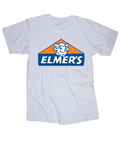 Elmers Glue logo wood working white t-shirt school