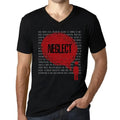 Men's Graphic T-Shirt V Neck Thoughts Neglect Eco-Friendly Limited Edition