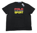 Polo Sport Ralph Lauren Men's Black Logo Graphic Crew-Neck Short Sleeve T-Shirt