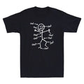 Ow Ow Ow Funny Chronic Pain Scream Character Graphic Men's Short Sleeve T-Shirt