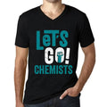 Men's Graphic T-Shirt V Neck Let's Go Chemists Eco-Friendly Limited Edition