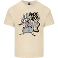 Funny Anxious Rat Anxiety Mens Cotton T-Shirt Tee Top