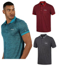 Regatta Mens Breathable Polo T Shirt Cool Dry Sports Wicking Quick Dry Remex II