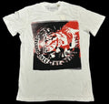 Vintage Y2K $58 DIESEL White MOHICAN Short Sleeve Slim Fit Designer T-shirt NWT