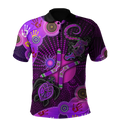 Aboriginal Style Printed Shortsleeve Polo-Shirts