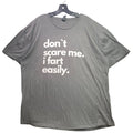 Fart Shirt Mens 2XL Graphic Spell Out Funny Grunge Everyday Streetwear