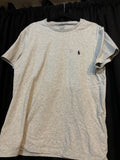 Ralph Lauren Men’s Gray  Tee  Slim Fit NWT Polo Logo Soft