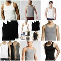 3x MENS VESTS 100% Cotton TANK TOP SUMMER TRAINING GYM TOPS PACK PLAIN