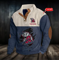 Albm Crimson Tide Basketball Corduroy Stand Collar Sweatshirt