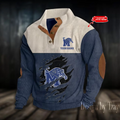 Memphis Basketball College Team Corduroy Stand Collar Sweatshirt