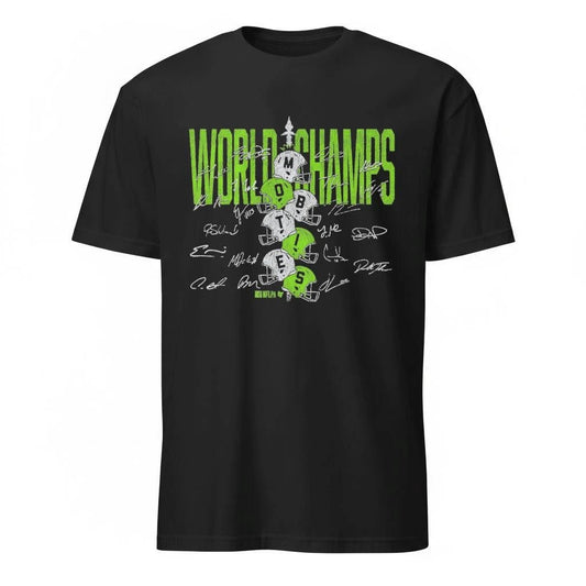 Seattle Football World Champs Helmet Stack Shirt
