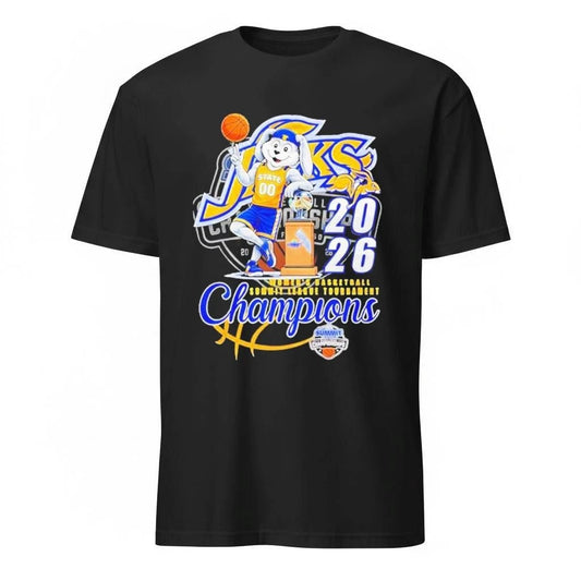 South Dakota State Jackrabbits 2026 Summit League Women’s Basketball Tournament Champions Mascot Shirt