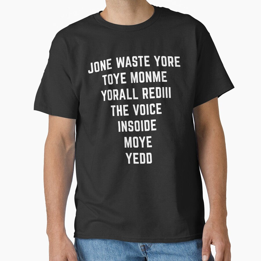 jone waste yore toye monme yorall rediii the voice insoide moye yedd - simple white text by EmeraldeaArt