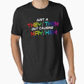 They/Them Causing Mayhem Nonbinary Pride Holographic LGBT by PeterGignac