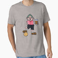 ANDY CAPP RED AND WHITE FOOTBALL SHIRT by Whatamidoing20