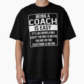 Funny coach saying: being a coach is easy coach gifts by alaechamlal