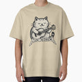 Meowtallica: Feline Guitarist in Metal Style by Tourloutoart24