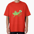 Cute green happy grasshopper cartoon by FrogFactory