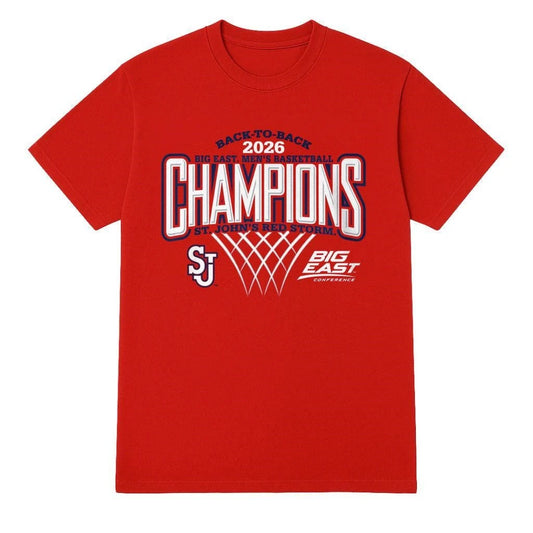 St John’s Red Storm Men’s Basketball 2026 Big East Regular Season Champions Red  Shirt