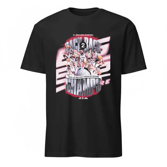 St John’s Red Storm Men’s Basketball Back To Back 2025 2026 Big East Regular Season Champions Shirt