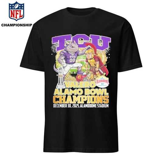 TCU Horned Frogs Valero Alama Bowl Champions 2025 Mascot Shirt