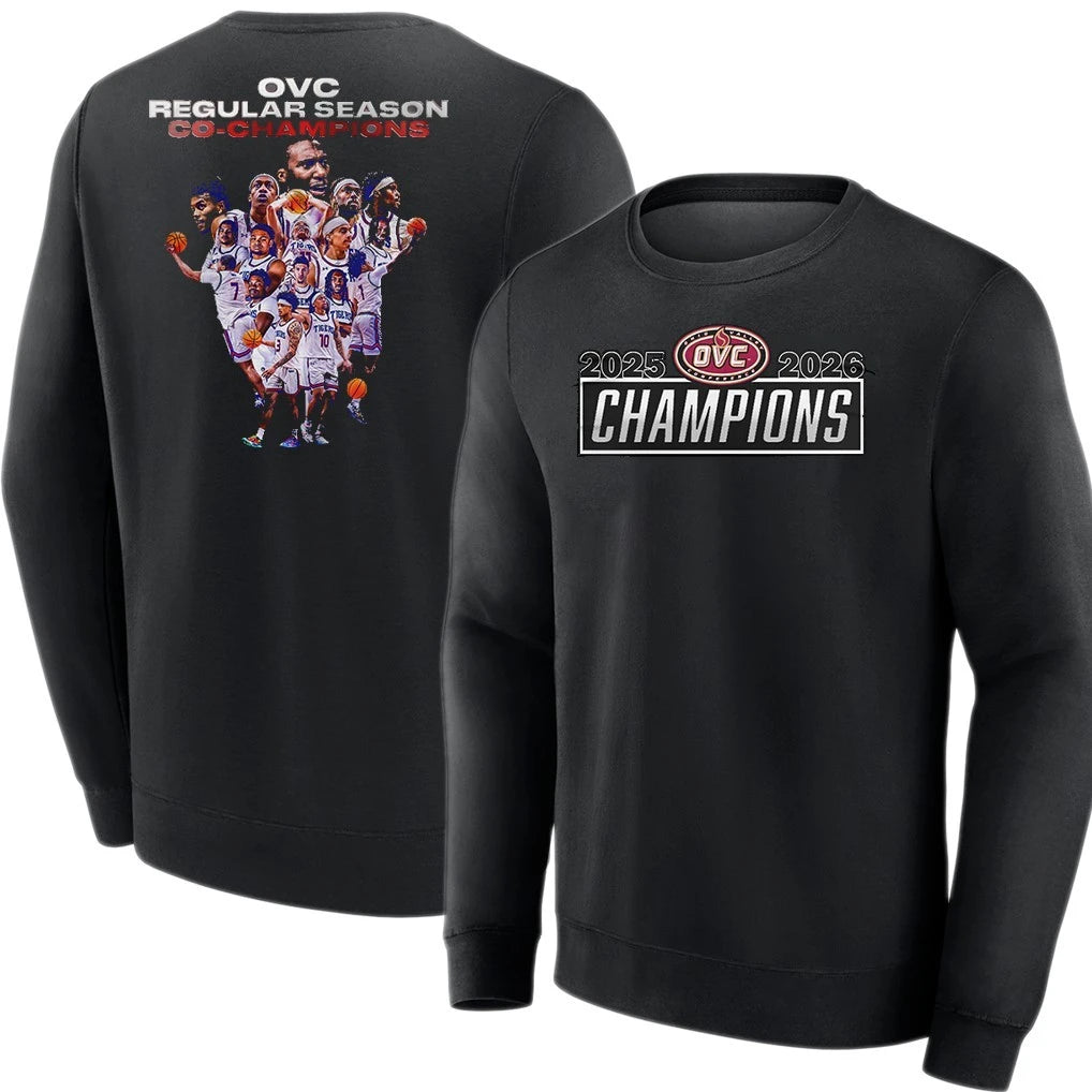 Tennessee State Tigers Men’s Basketball Ohio Valley Conference 2025-2026 Champions T-Shirt
