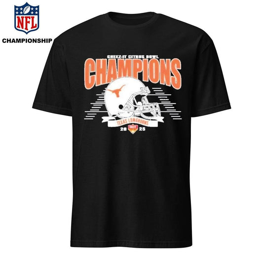Texas Longhorns 2025 Cheez-It Citrus Bowl Champions Helmet Shirt