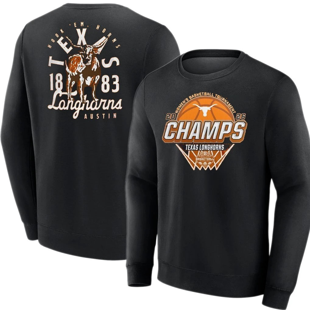 Texas Longhorns 2026 WBB SEC Tournament Champions T-Shirt