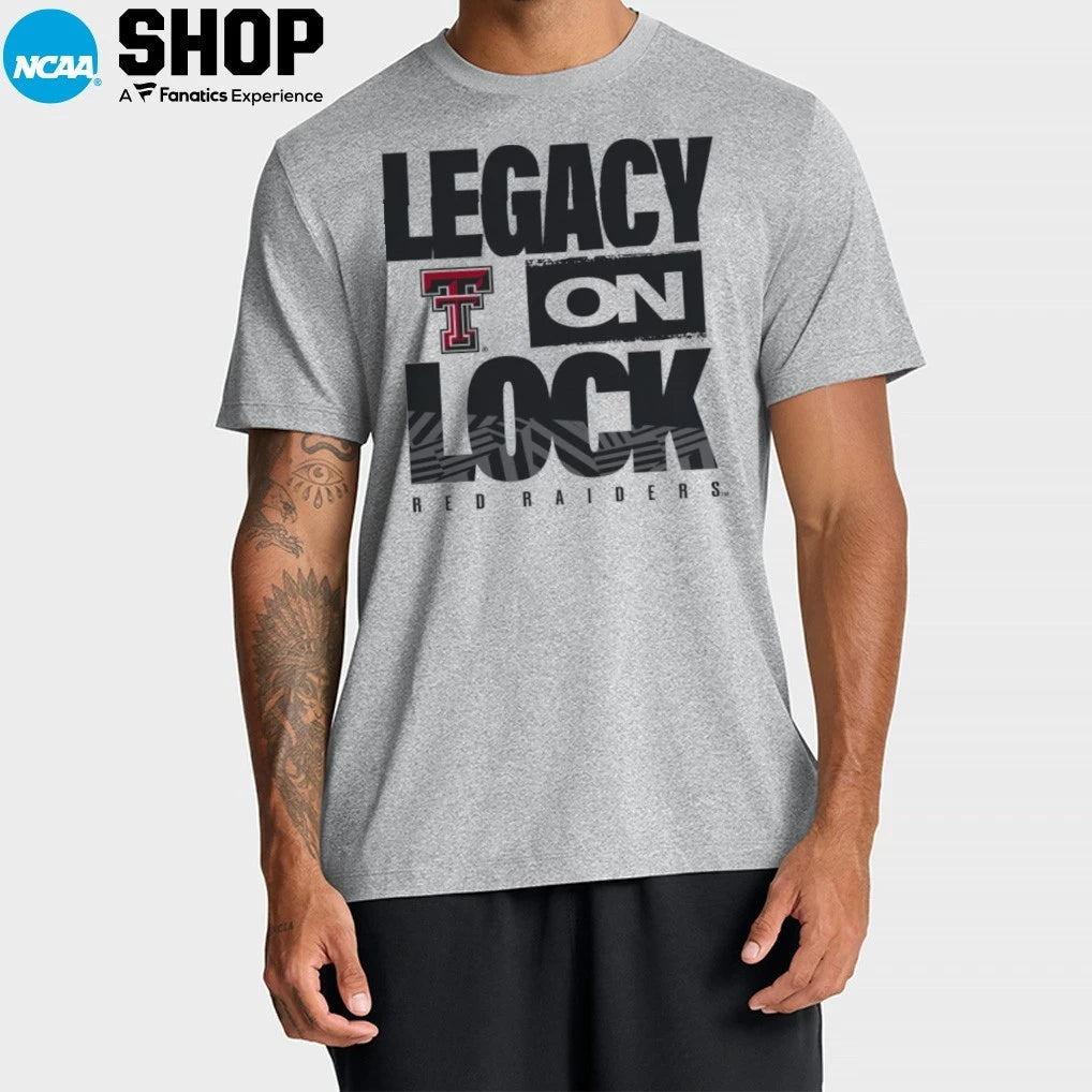 Texas Tech Red Raiders 2026 Legacy On Lock On-Court March Madness T-Shirt