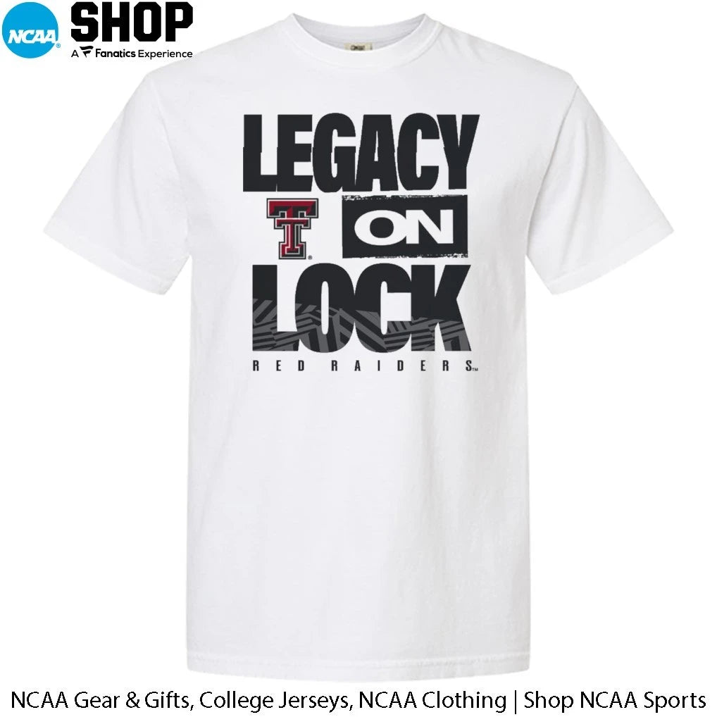 Texas Tech Red Raiders 2026 Legacy On Lock On-Court March Madness T-Shirt