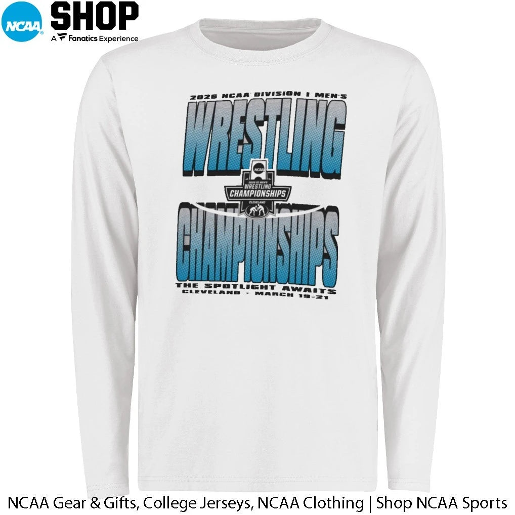 The Spotlight Awaits 2026 NCAA DI Men’s Wrestling Championships Cleveland Oh March 19-21 T-Shirt