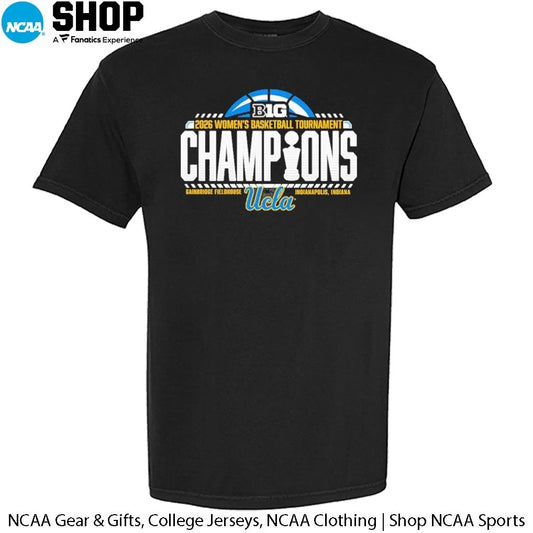 UCLA Bruins 2026 Big Ten Women’s Basketball Tournament Champions T-Shirt