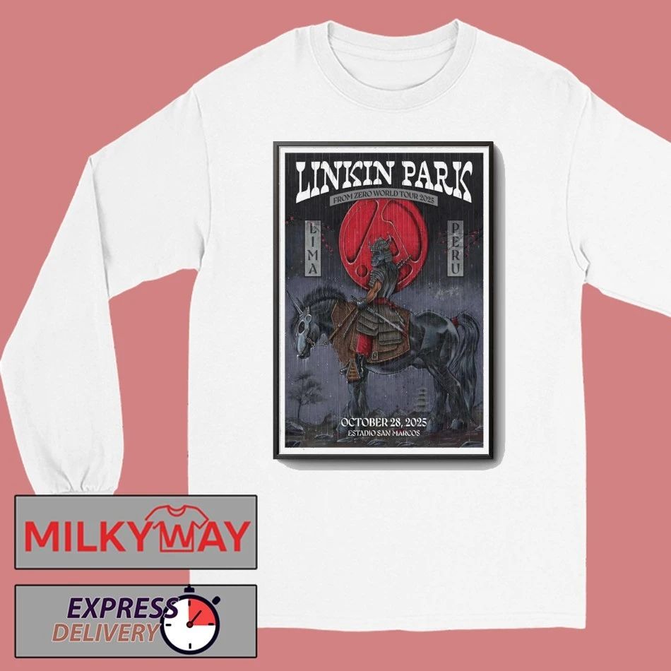 Linkin Park Lima Estadio San Marcos Oct 28, 2025 Poster shirt