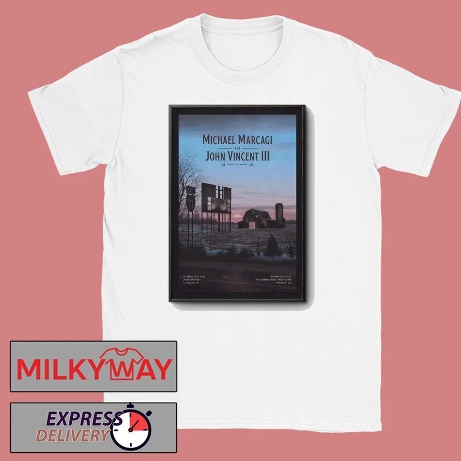 Michael Marcagi Dec 20 2025 The Andrew J Brady Music Center In Cincinnati OH Poster shirt