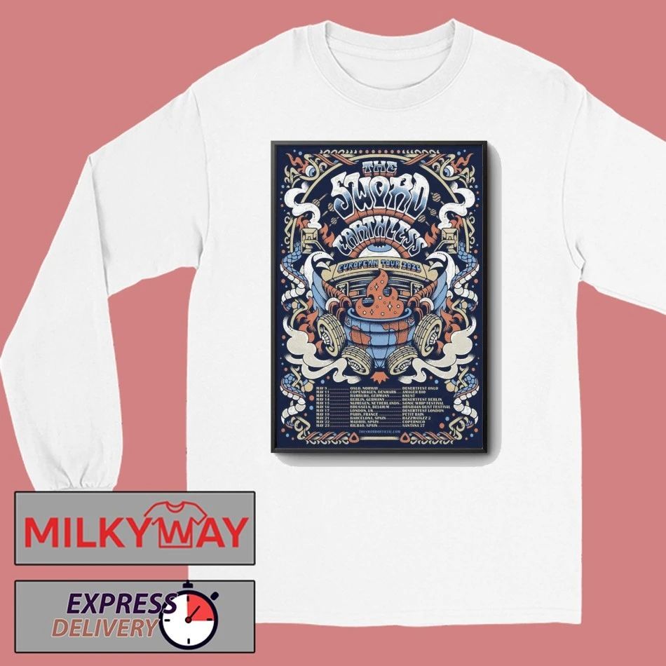 The Sword And Earthless European Tour 2026 Poster shirt