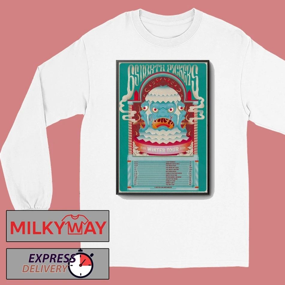 65 North Pickers Winter 2026 Tour Poster shirt