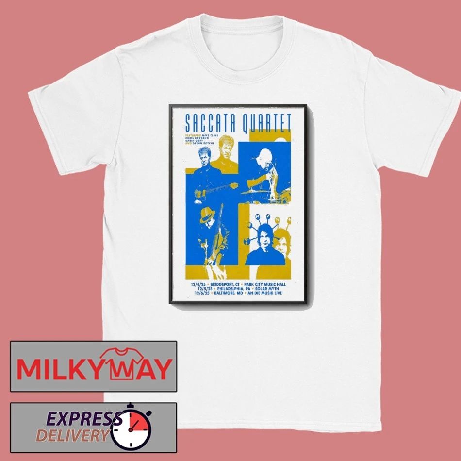 Saccata Quartet Dec 4 2025 Park City Music Hall In Bridgeport CT Poster shirt